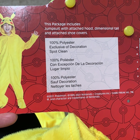 PIKACHU Deluxe Child Costume